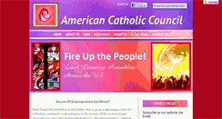 Desktop Screenshot of americancatholiccouncil.org